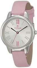 Titan Youth Analog White Dial Women's Watch NK2481SL01 / NK2481SL01