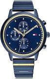 Tommy Hilfiger Quartz Multifunction Blue Dial Metal Strap Watch For Women NETH1781893