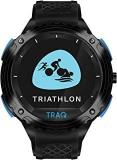 Traq By Titan Triathlon Running, Cycling, And Swimming GPS Unisex Smartwatch With Heart Rate Monitoring And Upto 7 Days Of Battery Life 75004PP02