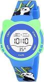 Uncle Owl Cute Panda Digital Kids Watch For 3 14 Year Old Boys And Girls, Sport Watch Multifunctional LED 30 M Waterproof Alarm Calendar Student Watch With Blue Printed Band Birthday Gifts