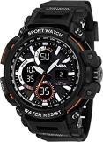 V2A Analog Digital 50M Water Proof Men's Watch With Alarm, Stopwatch And Calendrer Sports Watch For Men