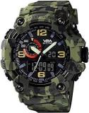 V2A Cammando Midnight Black Analog Digital Sport Watches For Men's And Boys