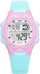 V2A Digital 5ATM Waterproof Kids Pink Sports Watch for Girls | Watch for Kids | Kids Watch | Kids Watch for Girls | Watches for Kids