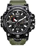 V2A Premium Chronograph Shock Resistant Army Digital Analog Watch With Dual Time Zone And Countdown Timer For Men And Boys