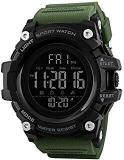 V2A Premium Military Green Digital Multi Function Chronograph Sports Watch For Men And Boys