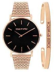 Women's Starry Night Analog Watch Bracelet Stack Rose Gold