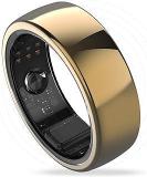 AaboRing, Health & Fitness Tracker Smart Ring, Advance Sleep Monitoring, Stress & Activity Tracking, Titanium, IP68 Waterproof US Size No 7, Wireless Glittering Gold