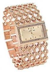 ADAMO Adele 18K Gold Plated Bracelet Women's & Girl's Watch BG 862