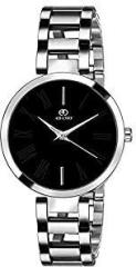 ADAMO Analog Unisex Watch Black Dial Colored Strap