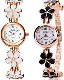 Addic Analogue White Dial Women's Watches Combo Of 2