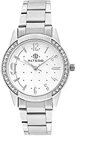 Altedo Analogue White Round Dial Women's Watch 602Wdal