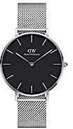 Analog Black Dial Unisex's Watch DW00100304