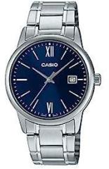 Analog Blue Dial Men's Watch MTP V002D 2B3UDF