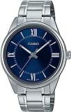 Analog Blue Dial Men's Watch MTP V005D 2B5UDF