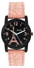 Analog Eiffel Tower Black Dial Watch for Girls & Women