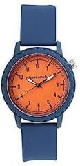 Analog Orange Dial Unisex Watch 38038PP01