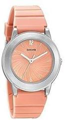 Analog Orange Dial Women's Watch 8992PP08W