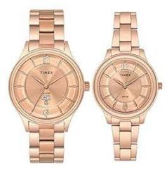 Analog Rose Gold Dial Unisex's Watch TW00PR273