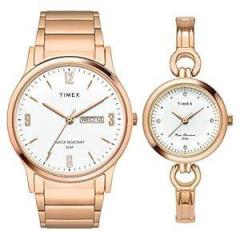 Analog White Dial Couple's Watch set TW00PR263