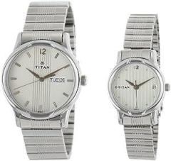 Analog White Dial Unisex's Watch NL15802490SM03/NR15802490SM03P