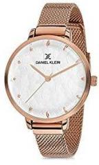 Analog White Dial Women's Watch DK11637 5