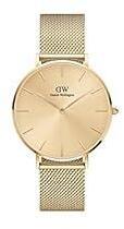 Analog Women's Watch Gold Dial Gold Colored Strap