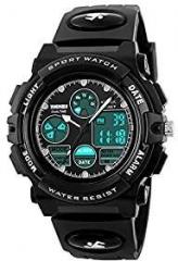 Arkhasa Original Skmei1163 Black Analog Digital Multifunction Sports Wrist Watch Waterproof watchfor Boys & Girls Teenagers