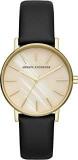 Armani Exchange Analog Yellow Dial Women's Watch AX5561