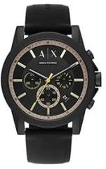 AX Armani Exchange Chronograph Watch for Men with Leather, Stainless Steel or Silicone Band