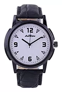 AXTON Analog White Dial Men's/Boy's Watch AXG 0001