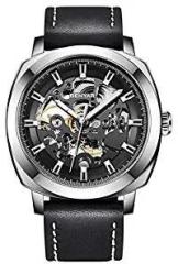 BENYAR Automatic Mechanical Skeleton Leather Strap Men's Watch