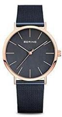 BERING Analog Blue Dial Unisex's Watch 13436 367