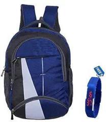 BLUTECH Blue Stylish New Casual Backpack | Laptop Bag | College Bag | School Bag Fast Selling+LED Blue Colour Free