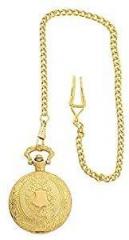 Bromstad Unisex Vintage Retro Antique Gold Metal Pocket Watch Chain