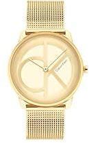 Calvin Klein Iconic MESH Analog Champagne Dial Unisex's Watch 25200034