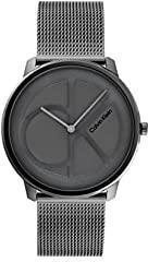 Calvin Klein Iconic MESH Analog Grey Dial Unisex's Watch 25200030