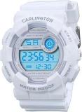 Carlington Kids Digital Watch For Boys And Girls Age 3 To 14 Years Multicoloured Band With Alarm And Date Display 9121