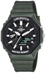 Carlington Unisex Analog Digital Sports Watch: Chronograph, Dual Time, Shock Resistant, Backlit Display A Powerful Water Resistant Watch for Men and Women CT 3322