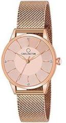 Carlington Wrist Watch for Girls Stylish, Stainless Steel Mesh Strap Water Resistant Women s Watch Silver/Rose Gold/Black Dial | Gift for Sister | Gift for Girls | Rakhi Gifts