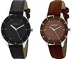 Analogue Black Dial Combo Of 2 Women's & Girl's Watch Cty0107