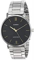 Casio Analog Black Dial Men's Watch MTP VT01D 1BUDF A1612