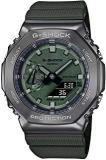 Casio Analog Digital Green Dial Men's Watch GM 2100B 3ADR