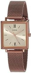 Casio Analog Gold Dial Women's Watch LTP E155MR 9BDF A1548