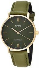 Casio Analog Green Dial Men's Watch MTP VT01GL 3BUDF A1782