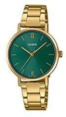 Casio Analog Green Dial Women's Watch LTP VT02G 3AUDF