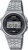 Casio Digital Black Dial Unisex Adult Watch A171WE 1ADF