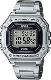 Casio Digital Black Dial Unisex Adult Watch W 218HD 1AVDF