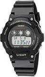 Casio Digital Grey Dial Unisex Watch W 214Hc 1Avcf