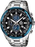 Casio Edifice Analog Blue Dial And Band Stainless Steel Men Watch EF 539D 1A2VDF ED462