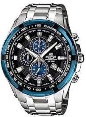 Casio Edifice Analog Blue Dial and Band Stainless Steel Men Watch EF 539D 1A2VDF ED462